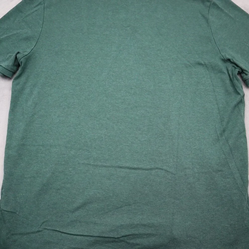 Polo Ralph Lauren Shirt Mens XL Extra Green Polo Rugby Casual Dress Pony